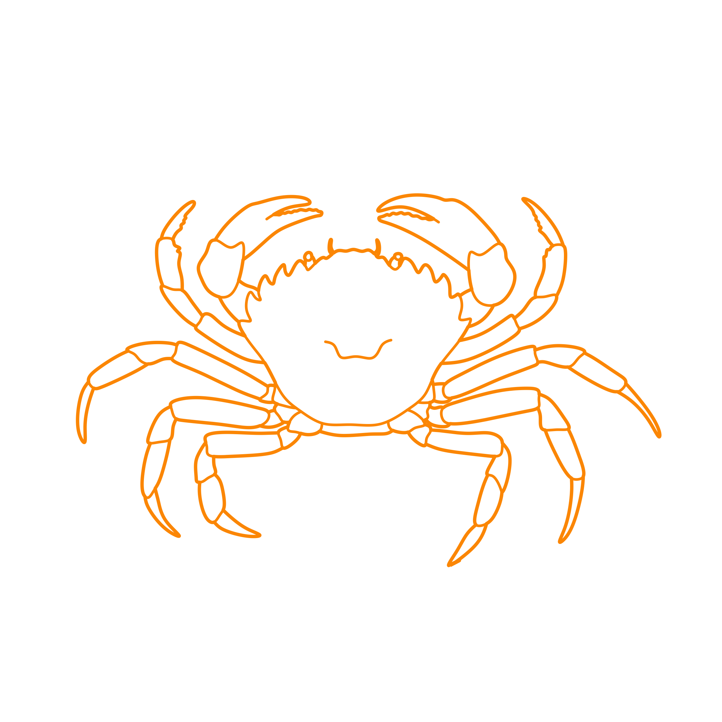 Animals Crustaceans European Green Crab Stencil Svg Vector Free Vectors